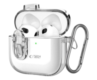 TECH-PROTECT Slim Hook do Apple AirPods 4. generacji Clear 5906302371792